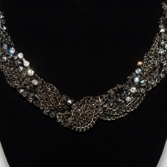 Choker Chain Necklace with Earrings - Picture 5 of 5